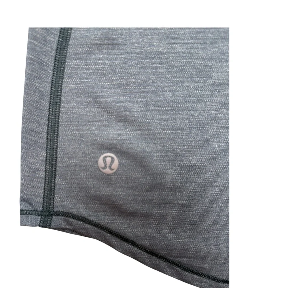 Lululemon Hot Like Agni Singlet Heathered‎ Sterling W1ABXS Size 8